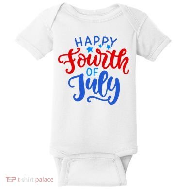Happy Fourth Of July Celebration Baby Bodysuit