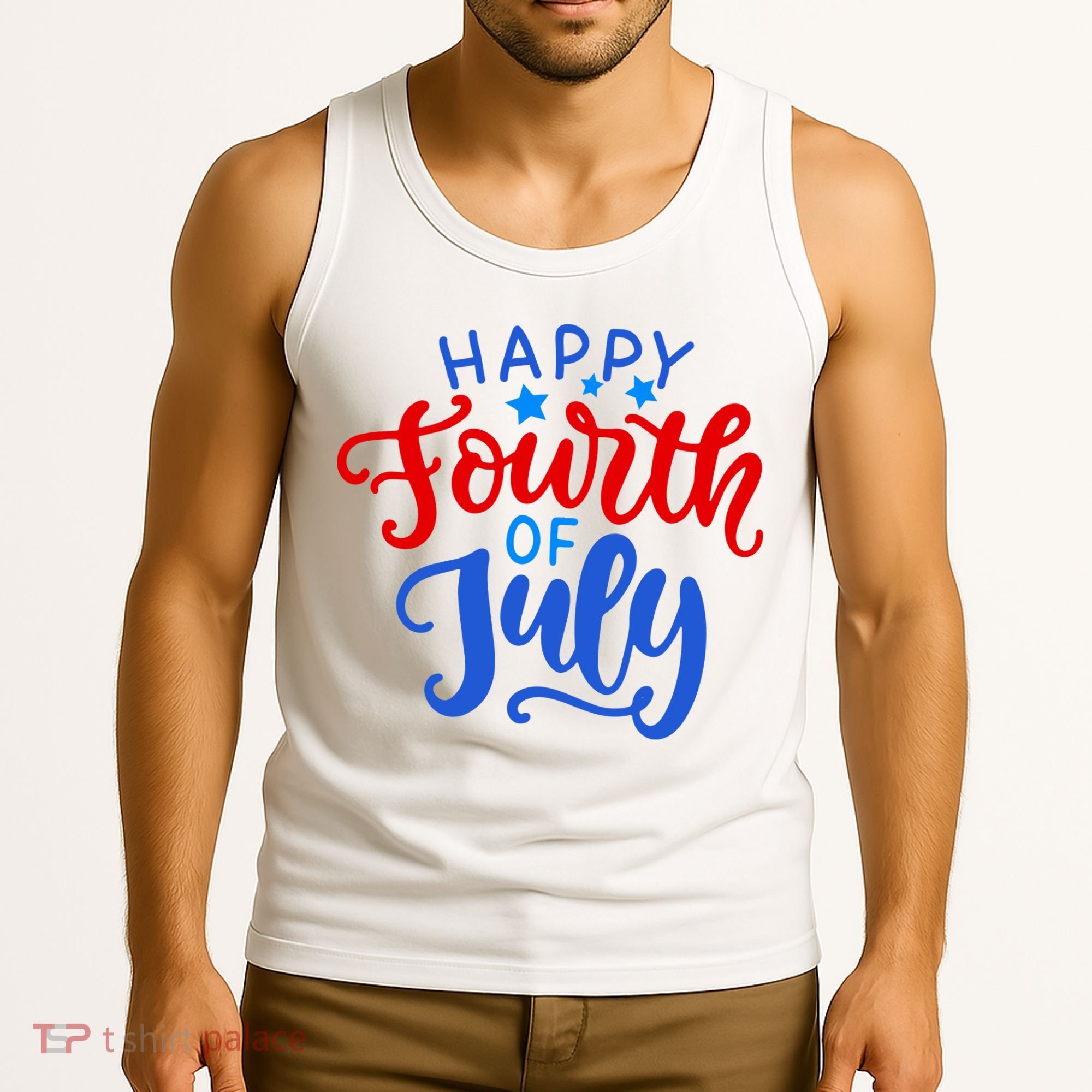 Happy Fourth Of July Celebration Tank Top