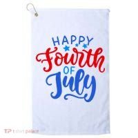 Happy Fourth Of July Celebration Golf Towel thumb 0
