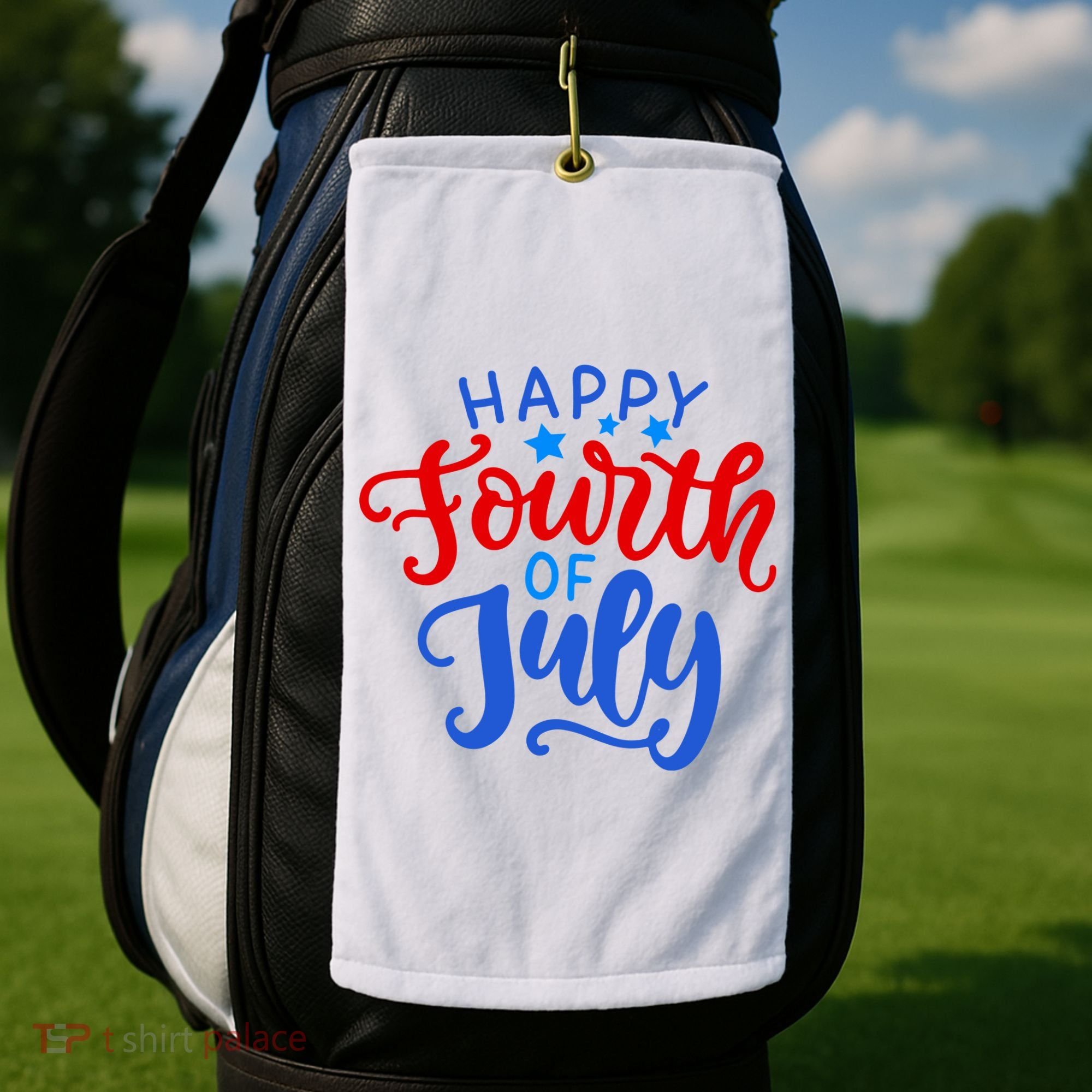 Happy Fourth Of July Celebration Golf Towel