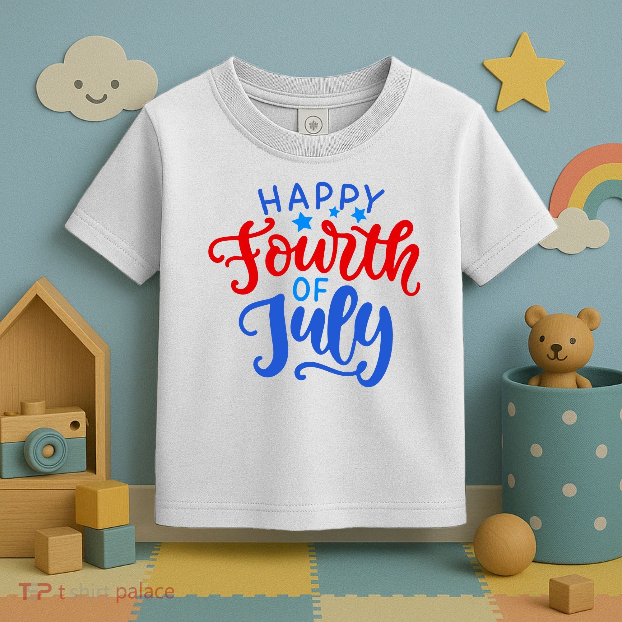 Happy Fourth Of July Celebration Toddler T-Shirt