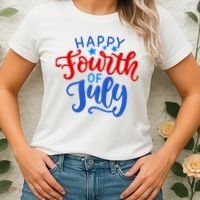 Happy Fourth Of July Celebration Women's T-Shirt thumb 2