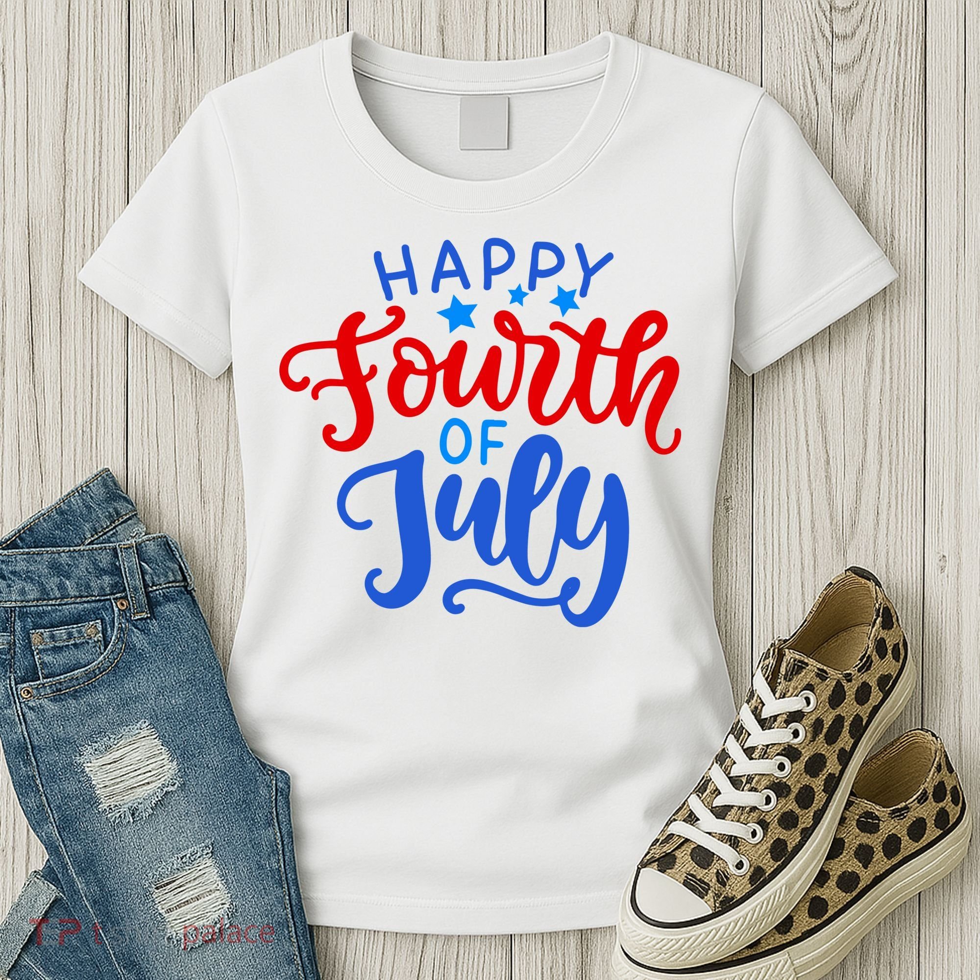 Happy Fourth Of July Celebration Women's T-Shirt