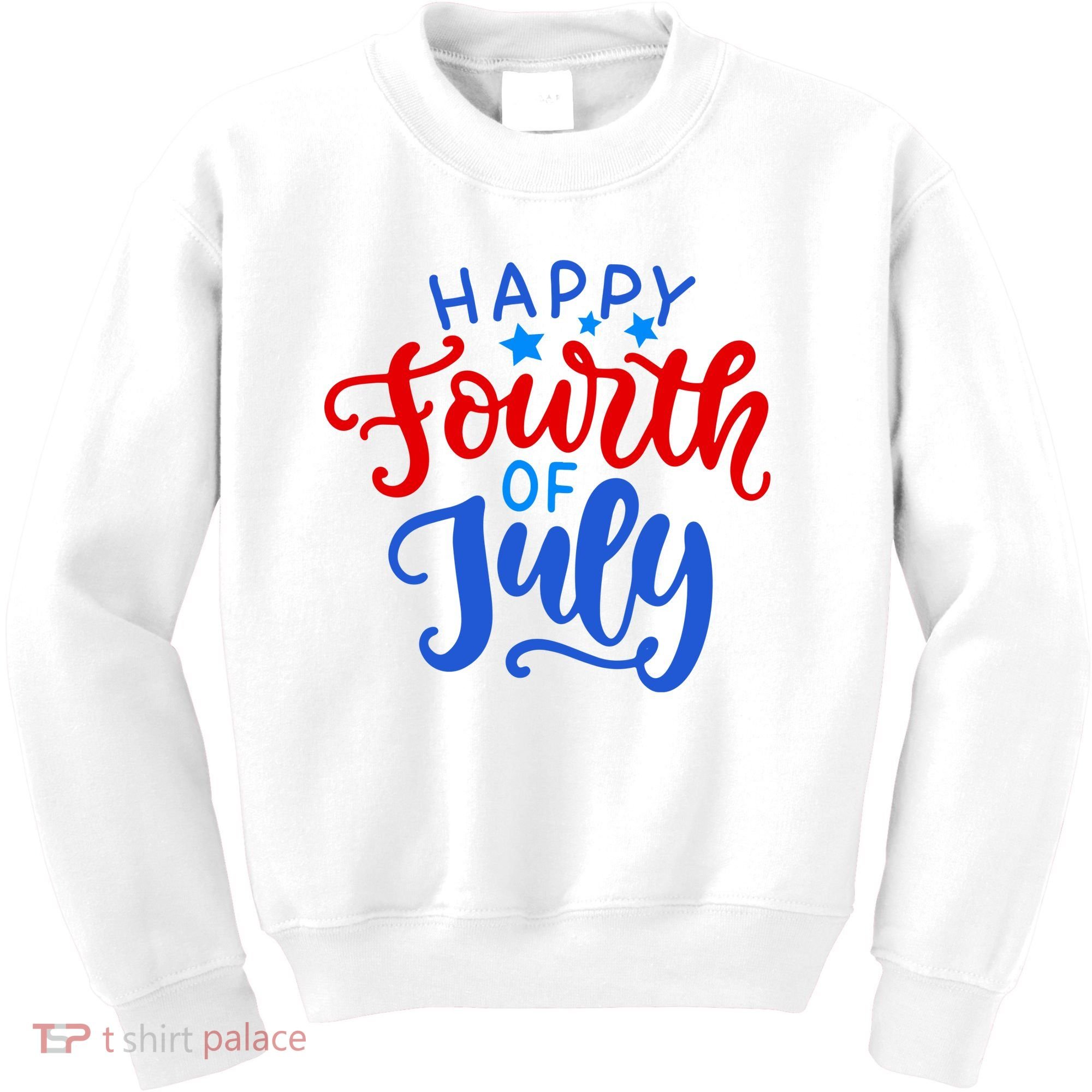 Happy Fourth Of July Celebration Kids Sweatshirt
