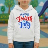 Happy Fourth Of July Celebration Kids Hoodie thumb 3