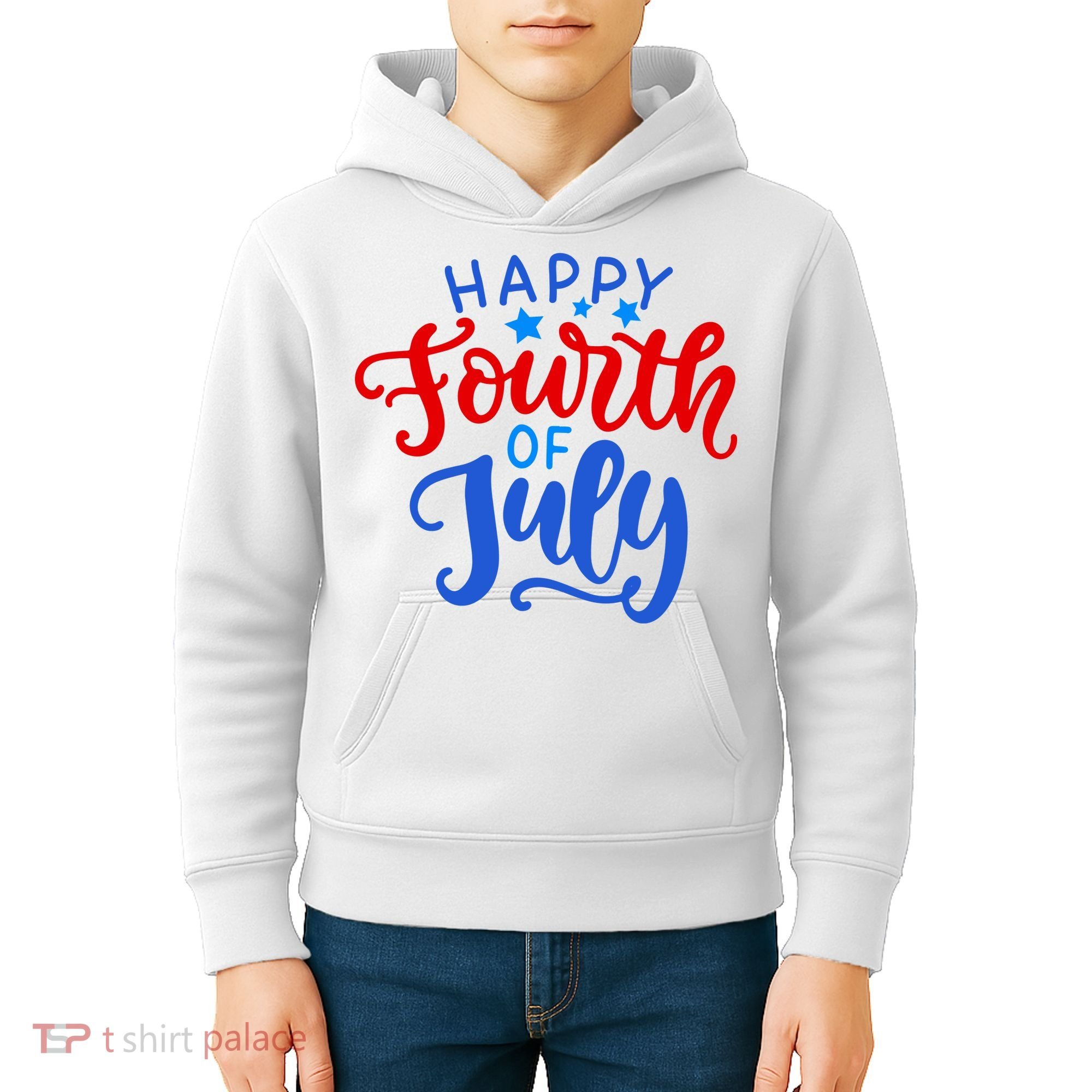 Happy Fourth Of July Celebration Kids Hoodie