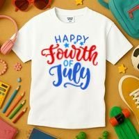 Happy Fourth Of July Celebration Kids T-Shirt thumb 3