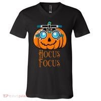 Hocus Focus Optometry Halloween Optometrist Eye Doctor Funny V-Neck T-Shirt thumb 0