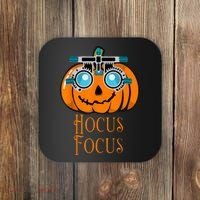 Hocus Focus Optometry Halloween Optometrist Eye Doctor Funny Coaster thumb 0