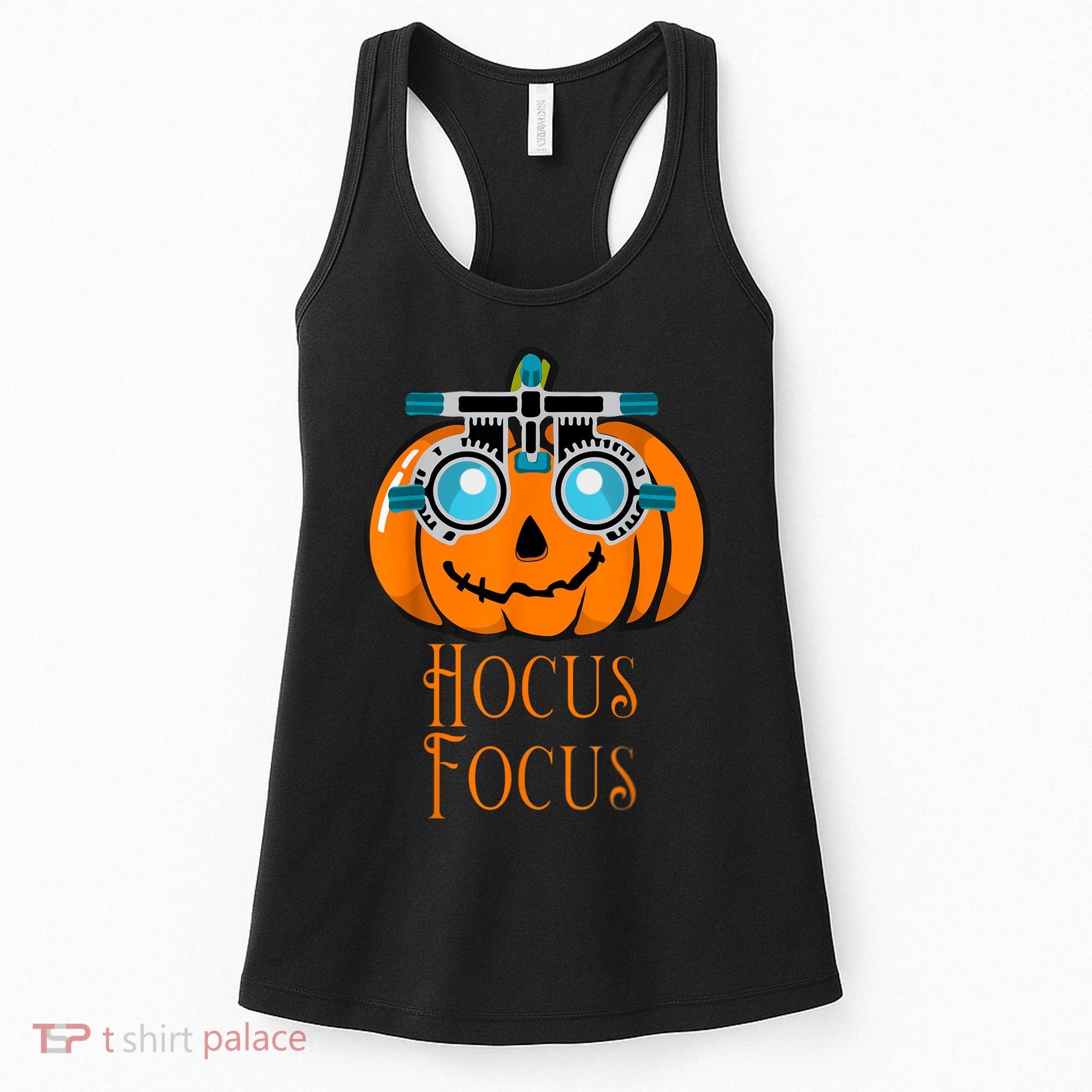 Hocus Focus Optometry Halloween Optometrist Eye Doctor Funny Women's Tank Top