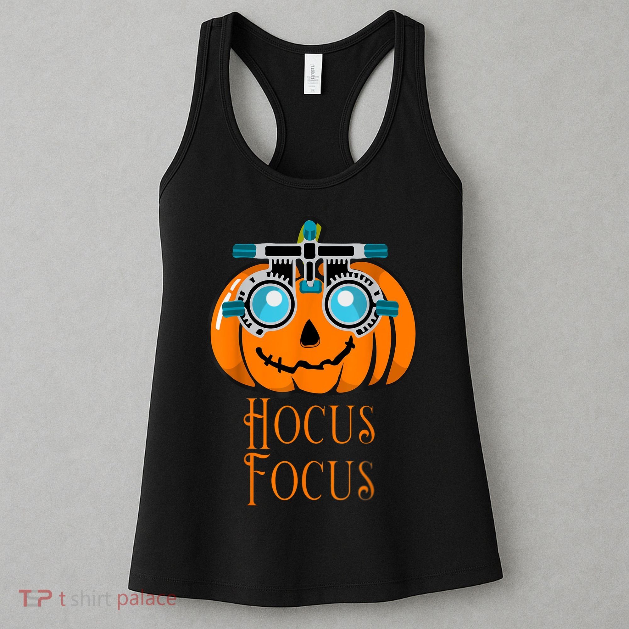 Hocus Focus Optometry Halloween Optometrist Eye Doctor Funny Women's Tank Top