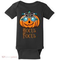 Hocus Focus Optometry Halloween Optometrist Eye Doctor Funny Baby Bodysuit thumb 0