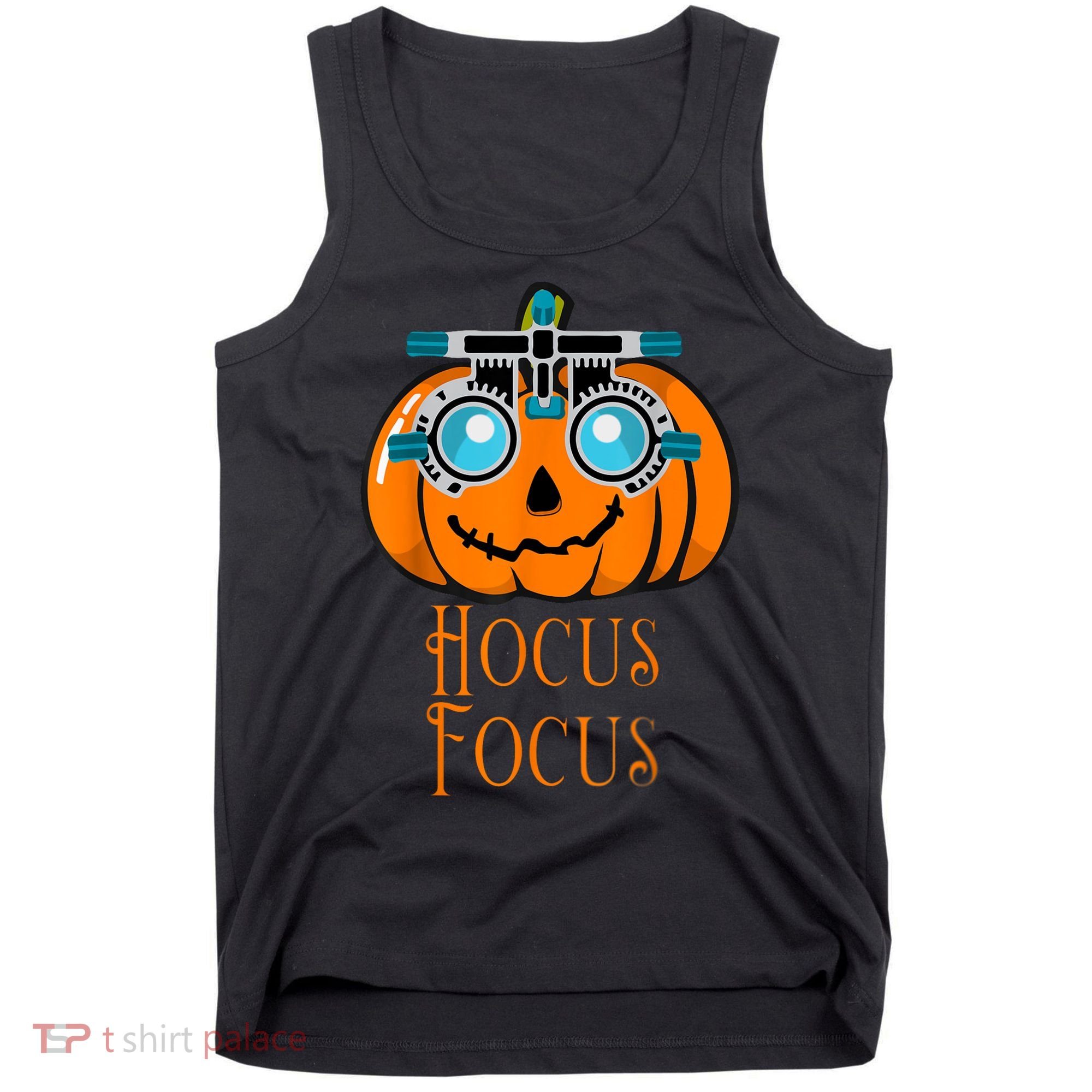 Hocus Focus Optometry Halloween Optometrist Eye Doctor Funny Tank Top
