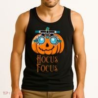 Hocus Focus Optometry Halloween Optometrist Eye Doctor Funny Tank Top thumb 3
