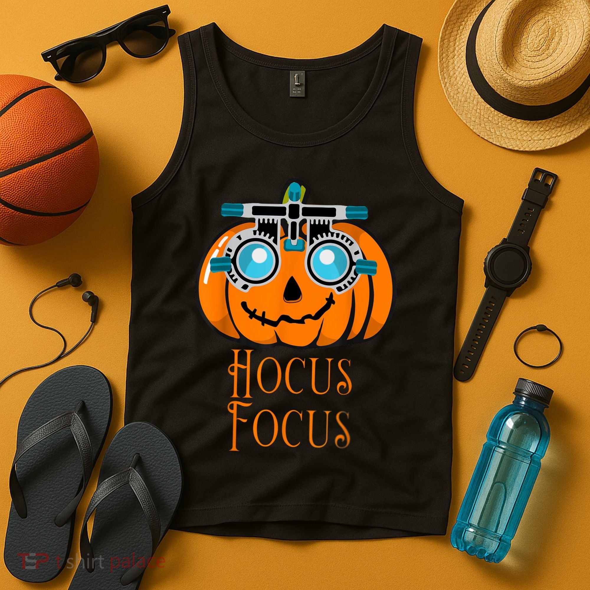 Hocus Focus Optometry Halloween Optometrist Eye Doctor Funny Tank Top