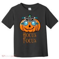 Hocus Focus Optometry Halloween Optometrist Eye Doctor Funny Toddler T-Shirt thumb 0