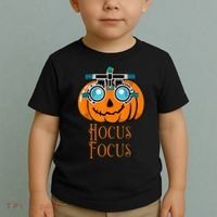 Hocus Focus Optometry Halloween Optometrist Eye Doctor Funny Toddler T-Shirt thumb 2