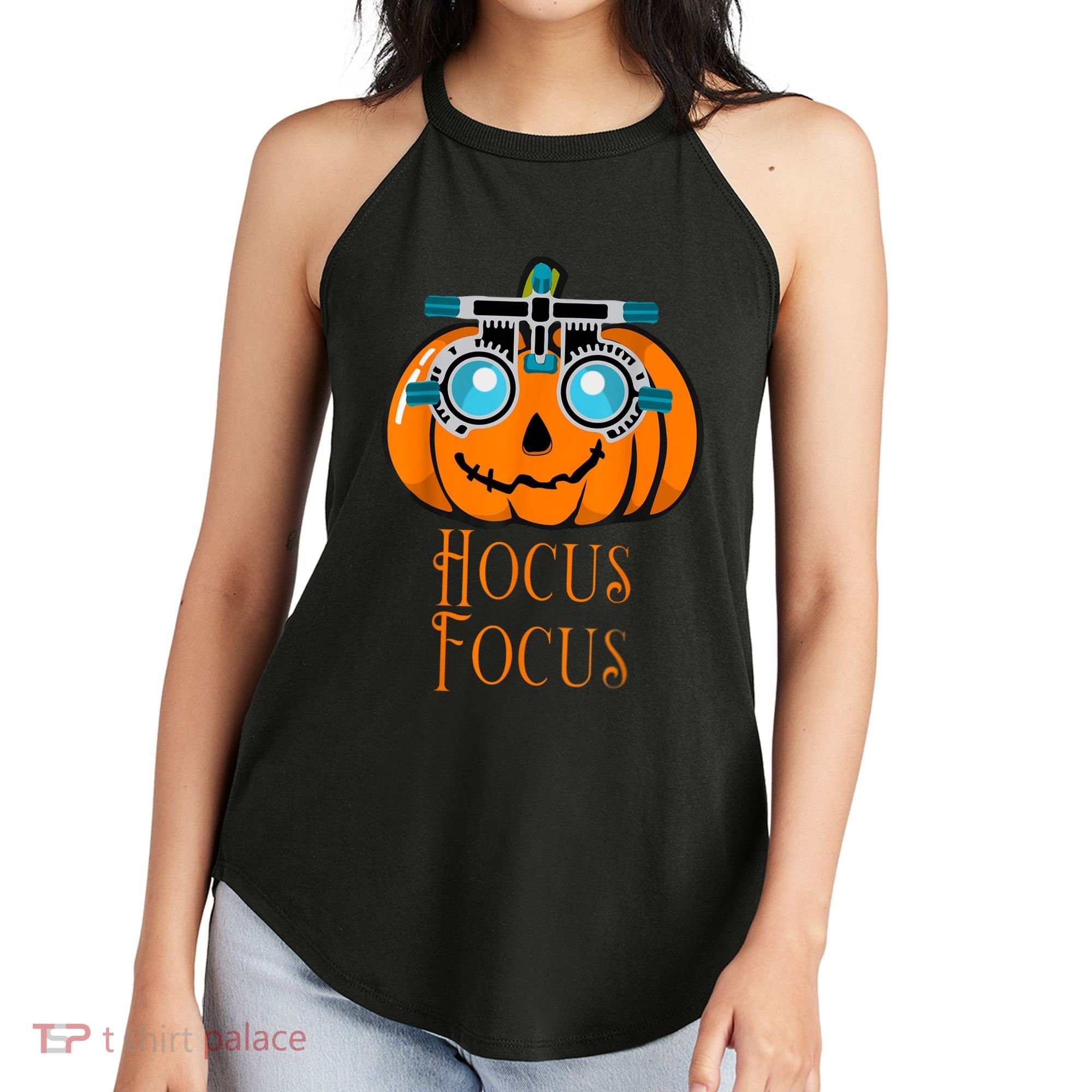 Hocus Focus Optometry Halloween Optometrist Eye Doctor Funny Women's Perfect Tri Rocker Tank