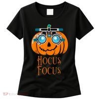 Hocus Focus Optometry Halloween Optometrist Eye Doctor Funny Women's T-Shirt thumb 0