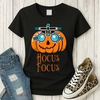 Hocus Focus Optometry Halloween Optometrist Eye Doctor Funny Women's T-Shirt thumb 3