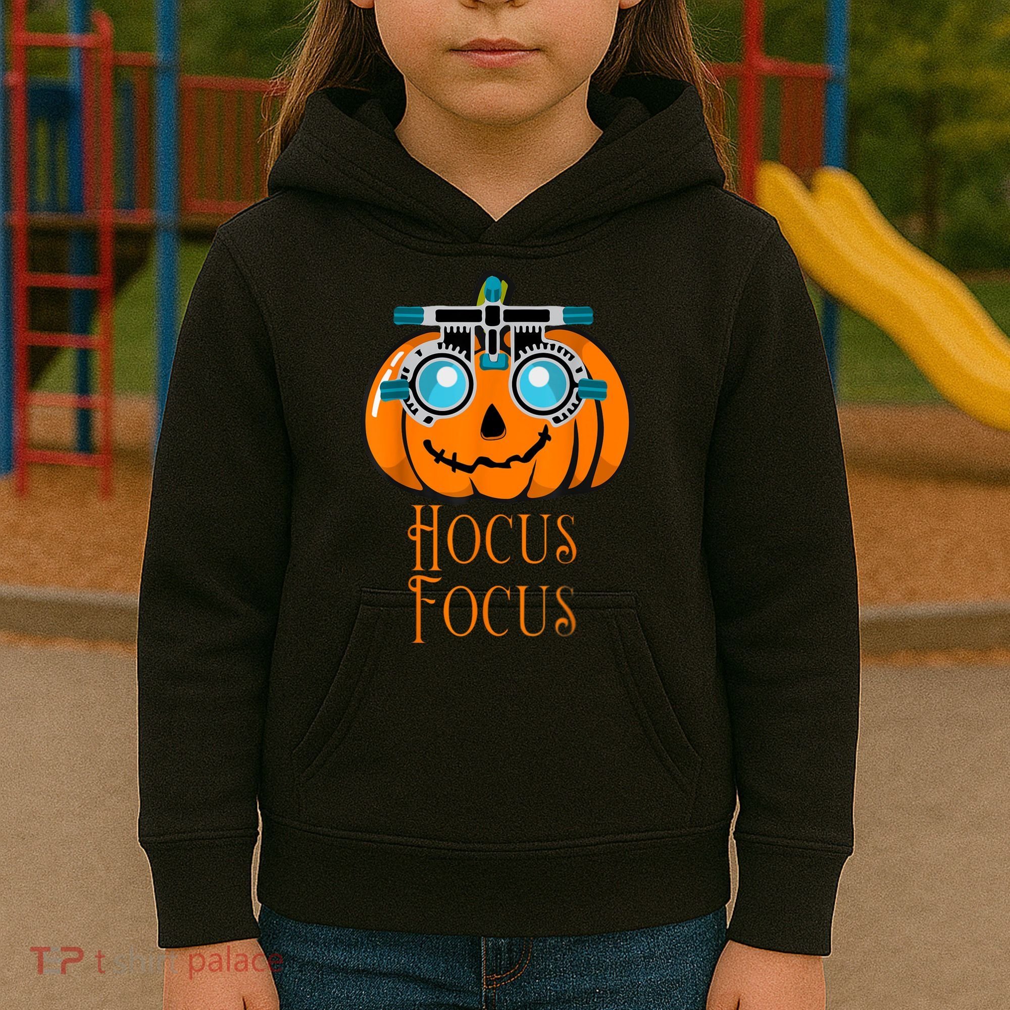 Hocus Focus Optometry Halloween Optometrist Eye Doctor Funny Kids Hoodie