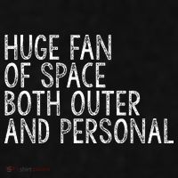 Huge Fan Of Both Outer And Personal Space Ladies PosiCharge Tri-Blend Wicking Tank thumb 2