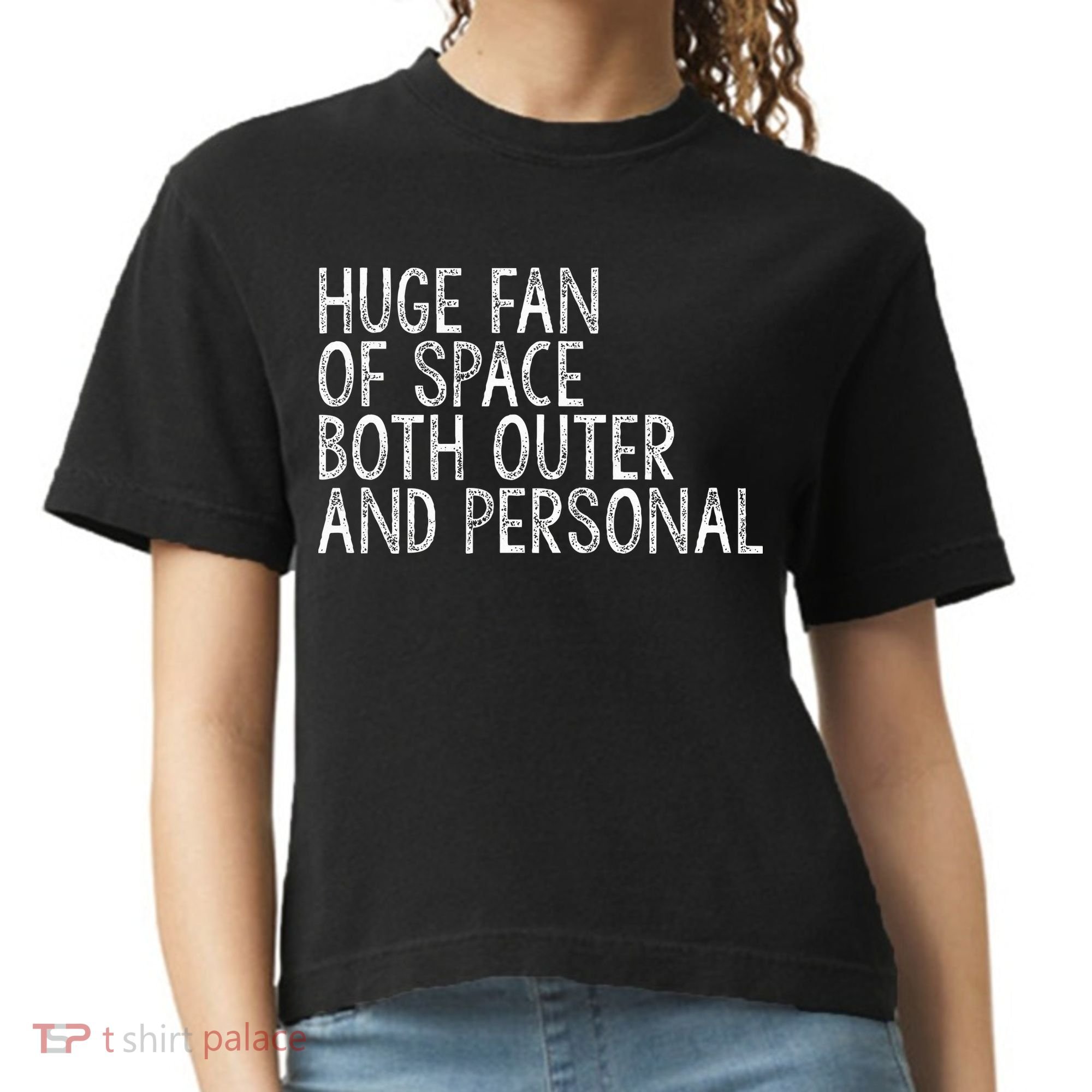 Huge Fan Of Both Outer And Personal Space Comfort Colors Boxy T-Shirt