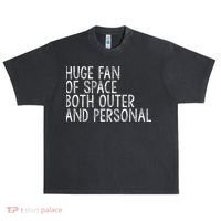Huge Fan Of Both Outer And Personal Space Urban Oversized Heavyweight T-Shirt thumb 0