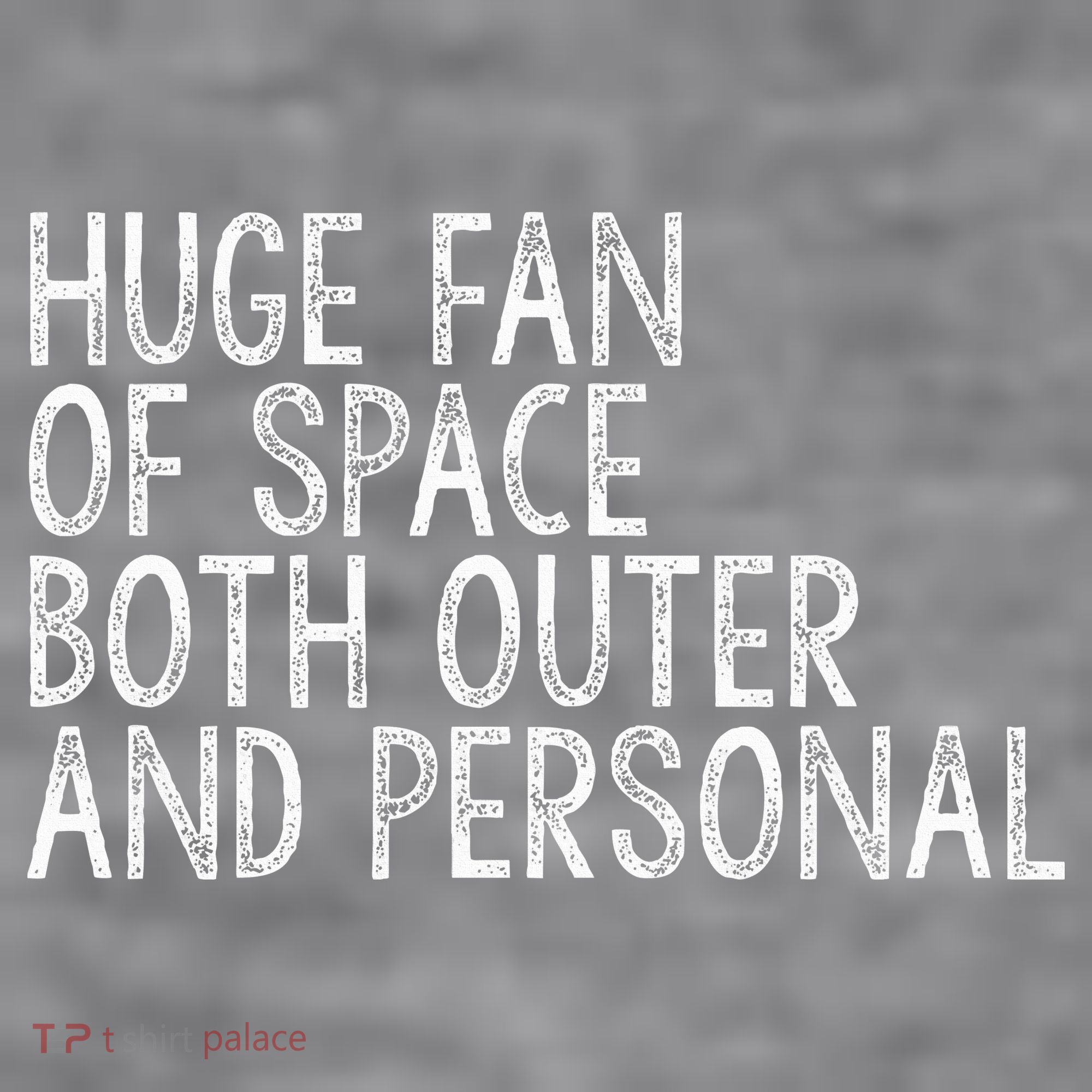 Huge Fan Of Both Outer And Personal Space Women's Racerback Cropped Tank