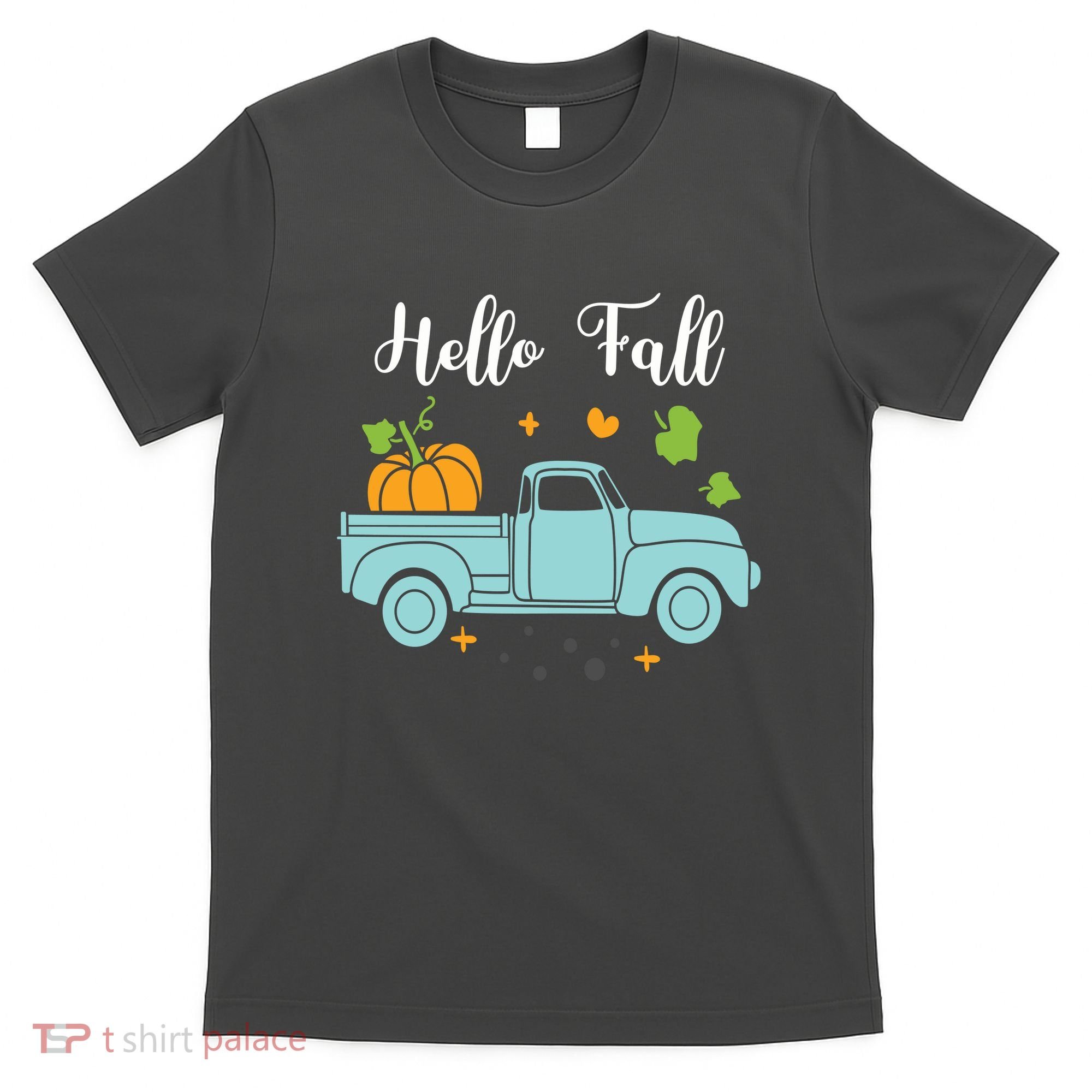 Hello Fall Pumpkin Vintage Truck T-Shirt