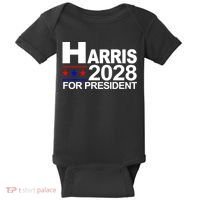 Harris For President 2028  Baby Bodysuit thumb 0