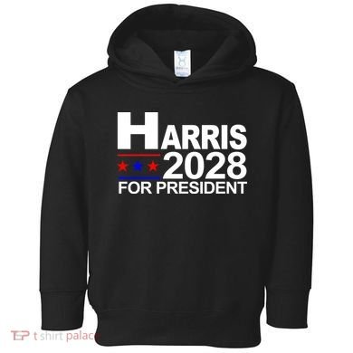 Harris For President 2028  Toddler Hoodie