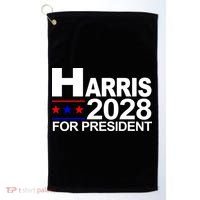 Harris For President 2028  Golf Towel thumb 0