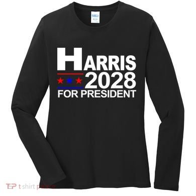 Harris For President 2028  Women's Long Sleeve Shirt