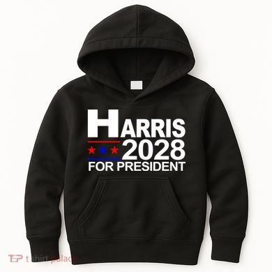 Harris For President 2028  Kids Hoodie