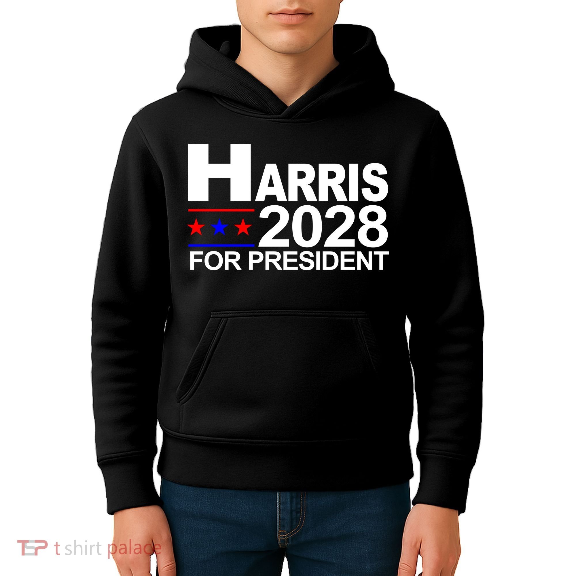 Harris For President 2028  Kids Hoodie