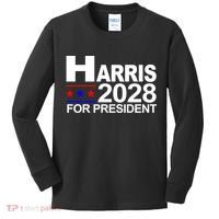 Harris For President 2028  Kids Long Sleeve Shirt thumb 0