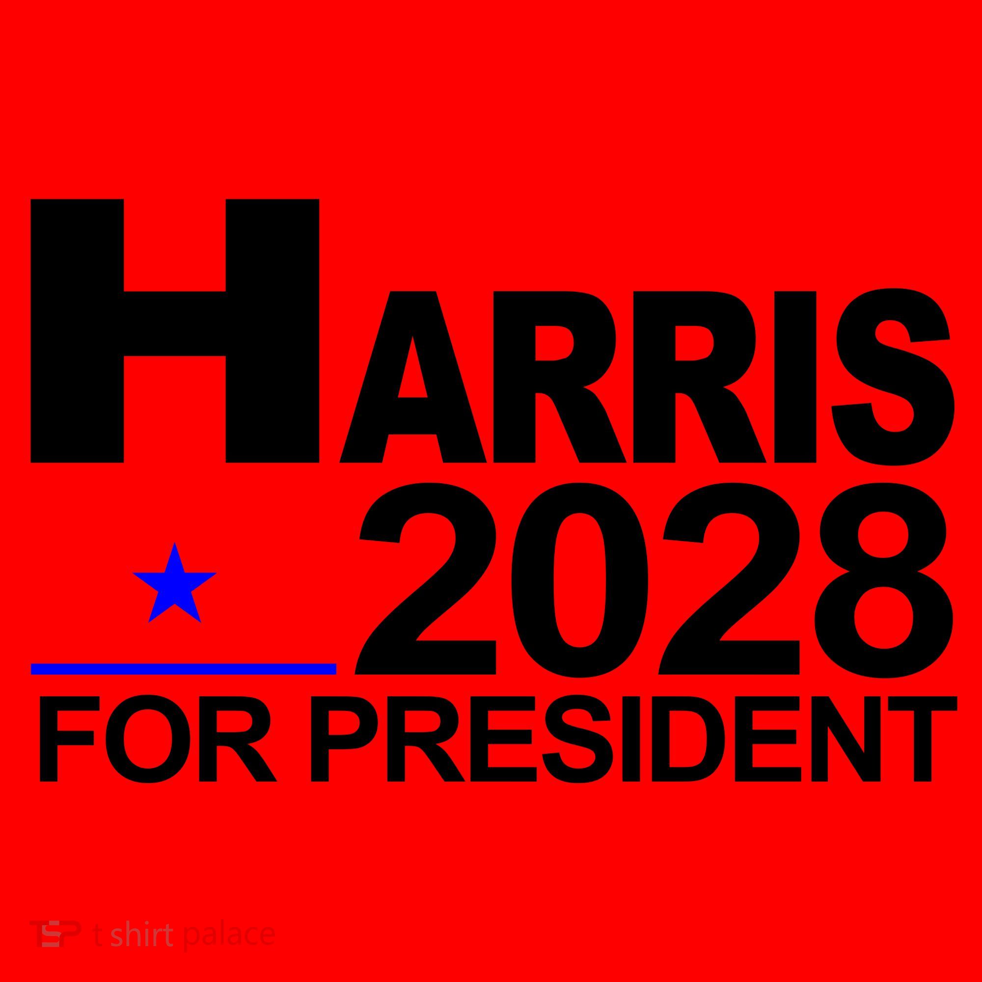 Harris For President 2028  Santa Hat