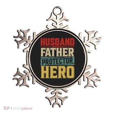 Husband Father Protector Hero FatherS Day Themed Graphic Ornament