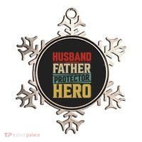 Husband Father Protector Hero FatherS Day Themed Graphic Ornament thumb 0