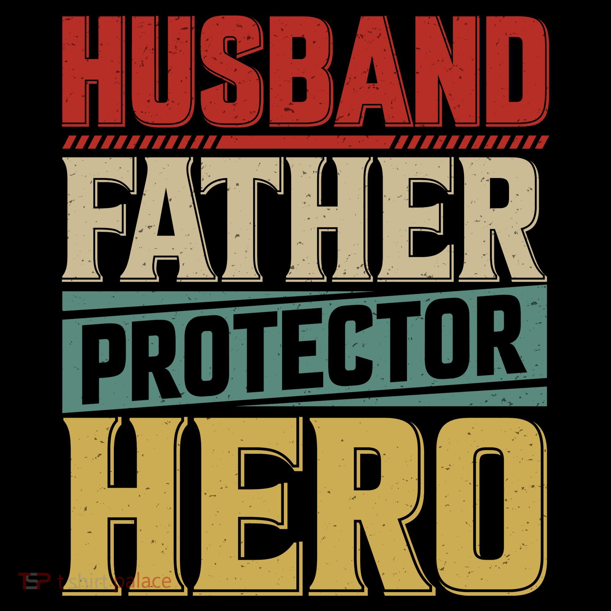 Husband Father Protector Hero FatherS Day Themed Graphic Toddler Hoodie