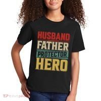 Husband Father Protector Hero FatherS Day Themed Graphic Kids T-Shirt thumb 2