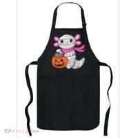 Halloween For   Pumpkin Axolotl Mummy Apron thumb 0