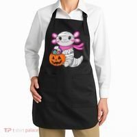 Halloween For   Pumpkin Axolotl Mummy Apron thumb 2
