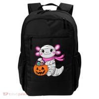Halloween For   Pumpkin Axolotl Mummy Backpack thumb 0