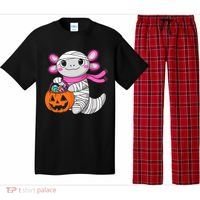 Halloween For   Pumpkin Axolotl Mummy Pajama Set thumb 0
