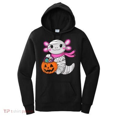 Halloween For   Pumpkin Axolotl Mummy Women's Hoodie