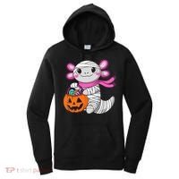 Halloween For   Pumpkin Axolotl Mummy Women's Hoodie thumb 0