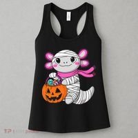 Halloween For   Pumpkin Axolotl Mummy Women's Tank Top thumb 3