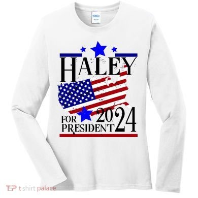 Haley For President 2024 Women's Long Sleeve Shirt